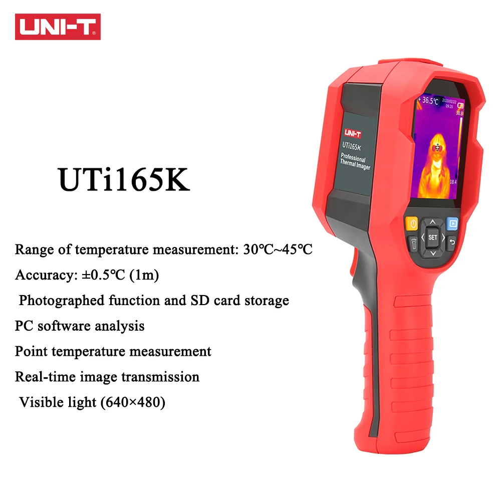 Инфракрасный Тепловизор Uni-t UTi165k 30-45 ℃ датчик температуры передачи изображения в