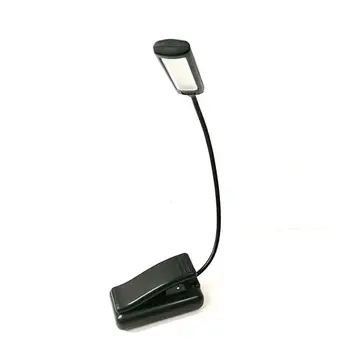 

LED Flexible Clip lamp Table Lamp USB Rechargeable Reading Desk Lamp Portable Table Lights Student Dormitory Eye Protection