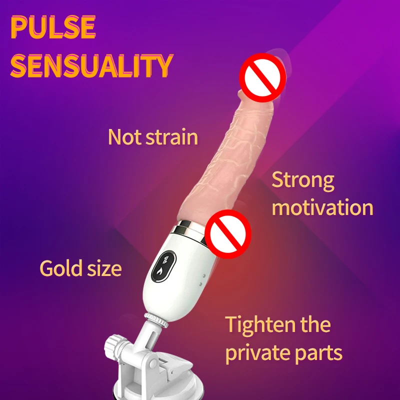 Telescopic Dildo Vibrators for Women Automatic Small Penis Dildo Masturbation Sex Machine Vagina Stimulation Adult Sex Toys 3