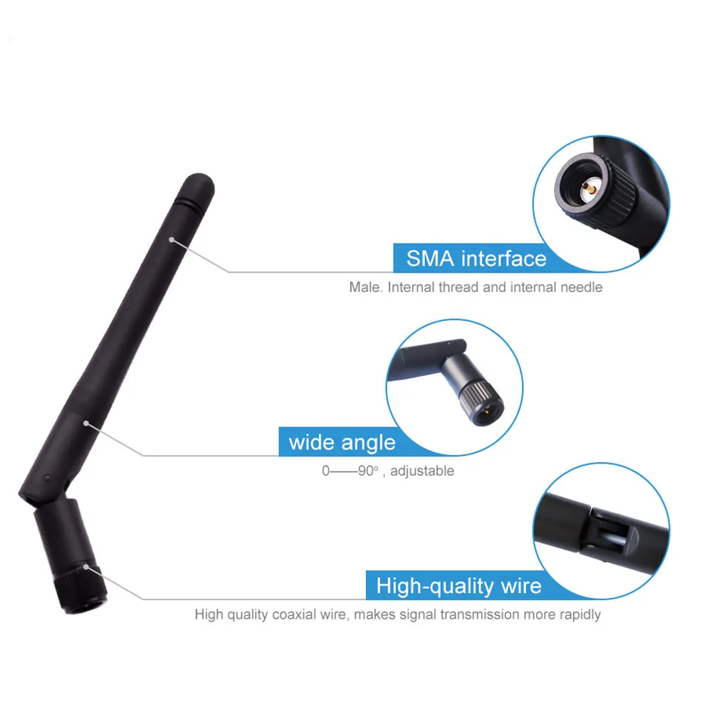2.4G Antenna Wireless Uhf Whip Antenna 5pcs/Lot For Wireless Router Stage Light Effect DMX Module Controller