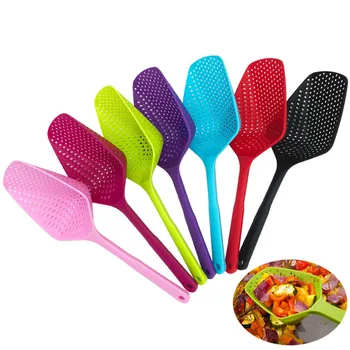 

Kitchen Utensil Gadget Accessories No-stick Drain Colanders Shovel Strainers Veggies Water Leaking Kitchen Cooking Tool Supplies
