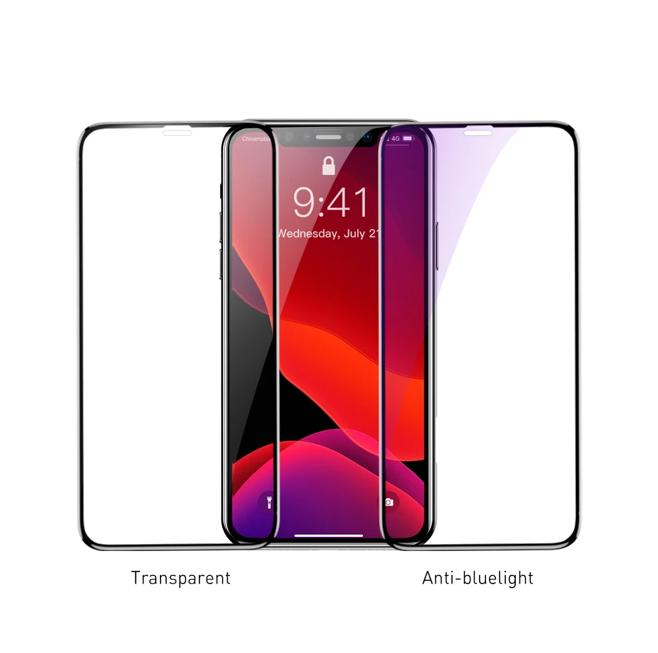 best screen guard for mobile Cafele Tempered Glass for iPhone 11 12 13  Pro Max Full Coverage 9H Hardness HD Clear Screen Protector for iPhone X XS MAX XR phone screen guard