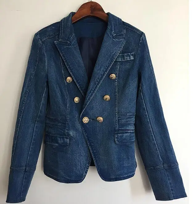Denim Blazer Fashion Casual 2020 