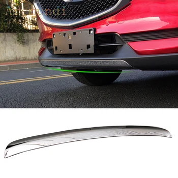 

Car Accessories Fit for Mazda CX-5 CX5 2017-2020 Stainless Steel Chrome Front Bumper Lip Trim Cover 1pcs