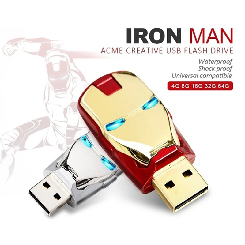 Флеш накопитель usb Водонепроницаемый серебристый 128/64/32/16/8 ГБ|USB флэш-накопители| |