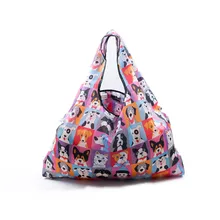 Новая эко большая хозяйственная Дорожная сумка на плечо сумка "Оксфорд" Сумка Складная многоразовая мультяшная