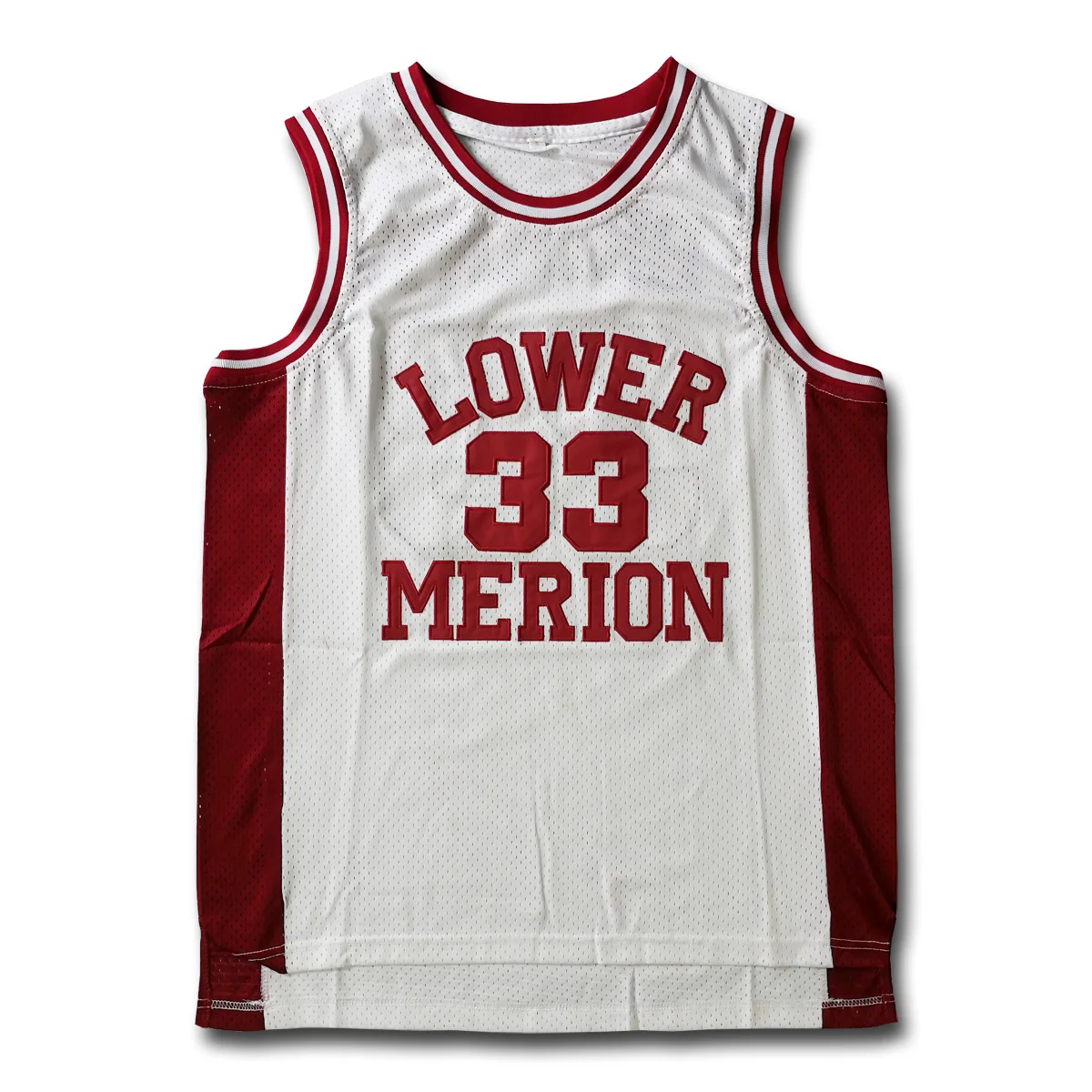 Kobe Bryant #33 Lower Merion High School  Basketball Jersey Weiß 