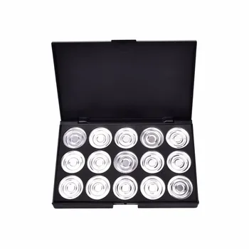 

Aluminum Palette Pans Makeup DIY Makeup Eye Shadow Pigment Palette Case 15.5*10.5*1.3CM Empty Magnetic Eyeshadow Pigment