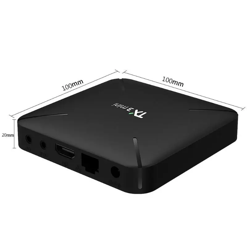 TX3 mini-H S905W Смарт ТВ приставка смарт-приставка ТВ четырехъядерный 2 ГБ+ 16 ГБ USB 2,0*2 смарт-приставка ТВ приемник для Android 7,1
