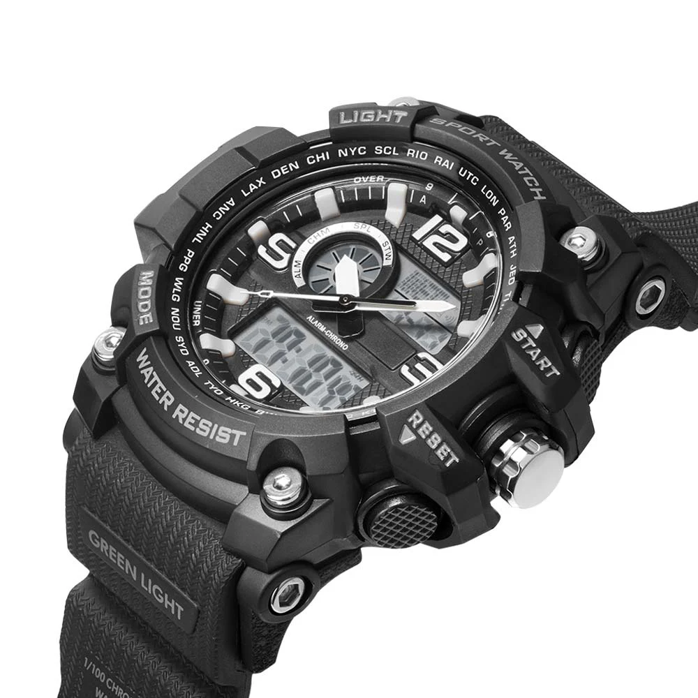 Xiaomi TwentySeventeen Outdoor Dual Display Electronic Watch Dial Dual Time Display Countdown Waterproof Sport Digital Watch New (11)