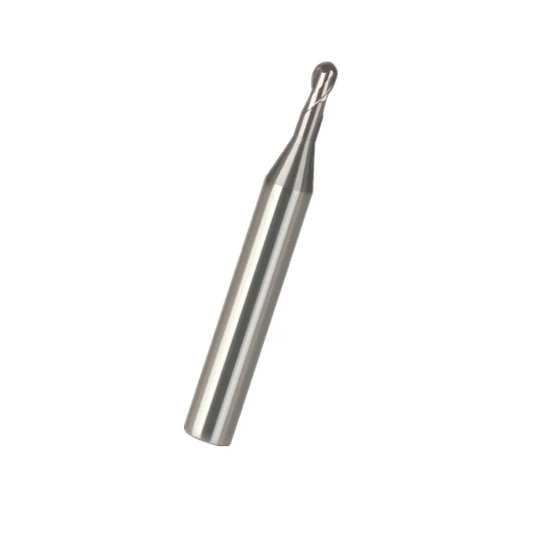 HRC60 2 флейты R1.5 R2 R2.5 R3 * 6*50 мм с длинным горлышком твердосплавный фреза торцевая