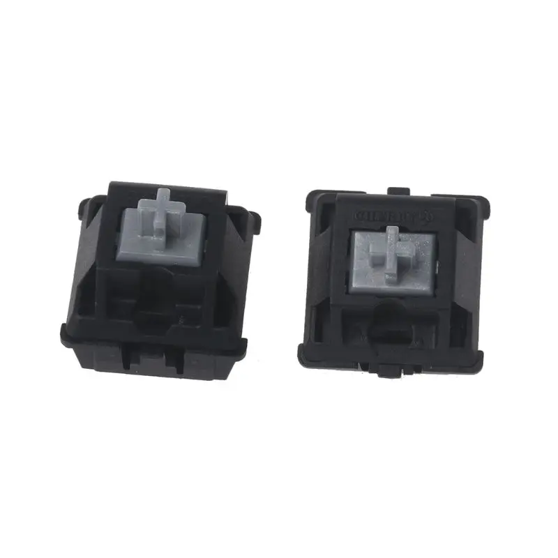 2 шт. оригинальный переключатель Cherry MX Серебряный 3 Pin для механической клавиатуры