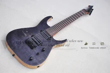 

Factory Custom 6 Strings Electric Guitar Black Ma Guitar Brul Maple Veneer ASH wood Body Rosewood Fingerboard