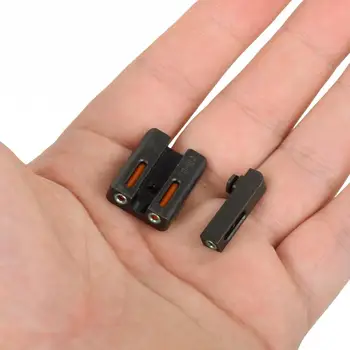 

Combat Notch Rear Sights Focus-lock for Glock Gear Real Red green Fiber Optic Front For Glock 17 17L 19 22 23 24 26 27 33 34