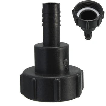 

IBC Multiple Sizes Black Hose Hose Connector Replacement Adapter Faucet Garden Garden Lawn Accessories Ibc S60X6 Water Tank