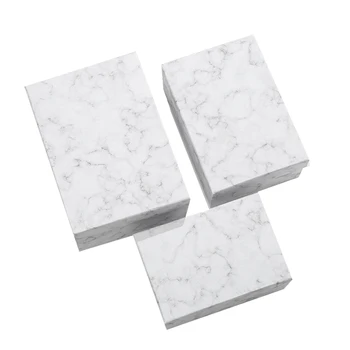 

3Pcs Marble Gift Box Valentine's Day Gift Boxes Jewelry Finding Gift Paper Boxes