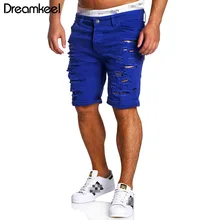 Мужские повседневные шорты, летние, черные, с дырками, мужские, модные, мужские, пляжные, мужские, s, повседневные шорты, хип-хоп шорты Y