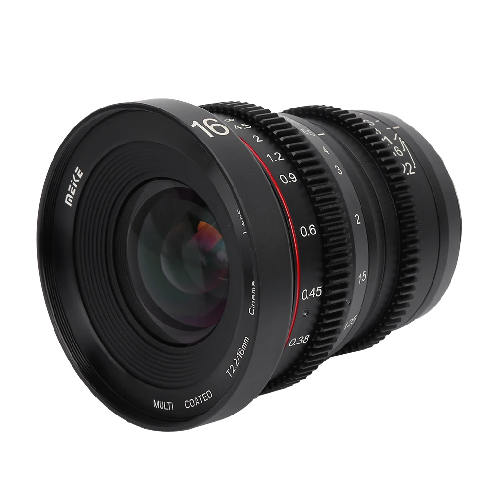 Meike 16 мм T2.2 объектив с ручным фокусом для Olympus M4/3 крепление беззеркальных объективов для камеры