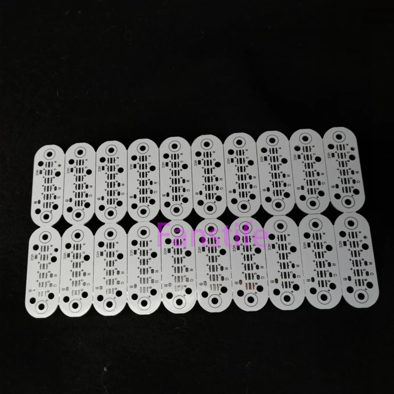 6Leds 3535 High Power Led Light board 17*45mm Aluminum Substrate XPE/XTE RGB Light PCB