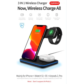 

Mutil wireless charger for iphone type c simple fast wirless charge z5 wireless charger for iphone 11 airpods 2 3 iwatch samsung