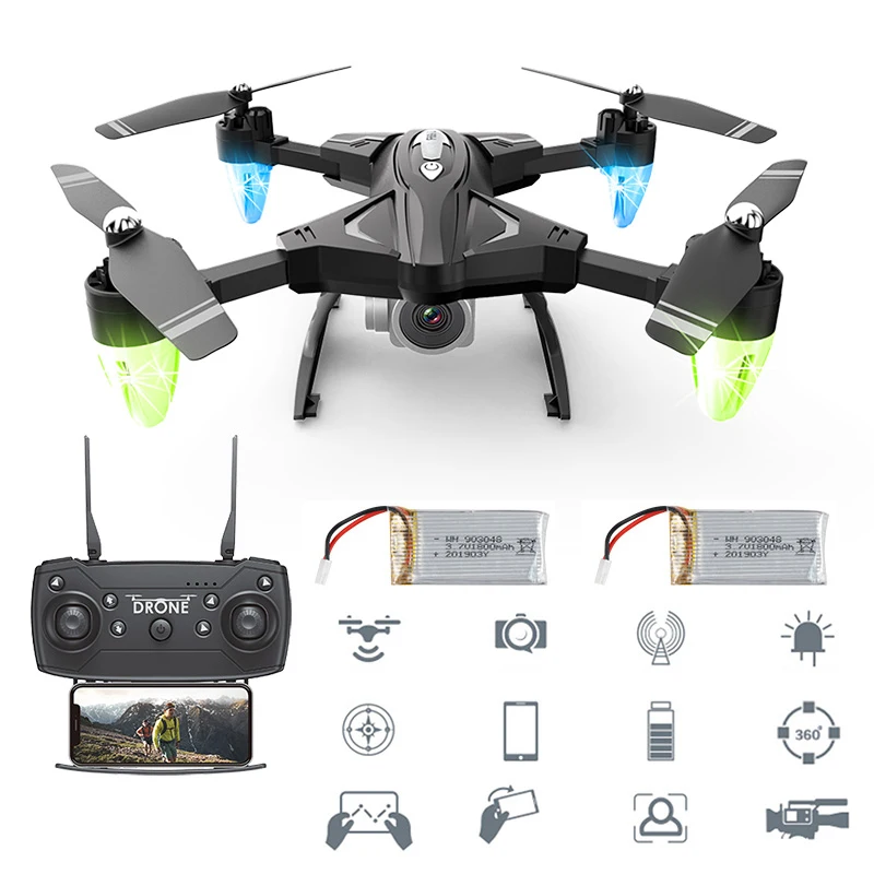 OMMUR F69 PRO Дрон с длительным временем полета 2 4 ГГц WIFI HD широкоугольный 1080P камера