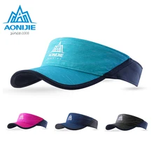 AONIJIE, быстросохнущая летняя шляпа, солнцезащитный козырек, кепка для спорта, пляжа, гольфа, рыбалки, марафона с регулируемым ремешком, анти-УФ, легкая, E4080