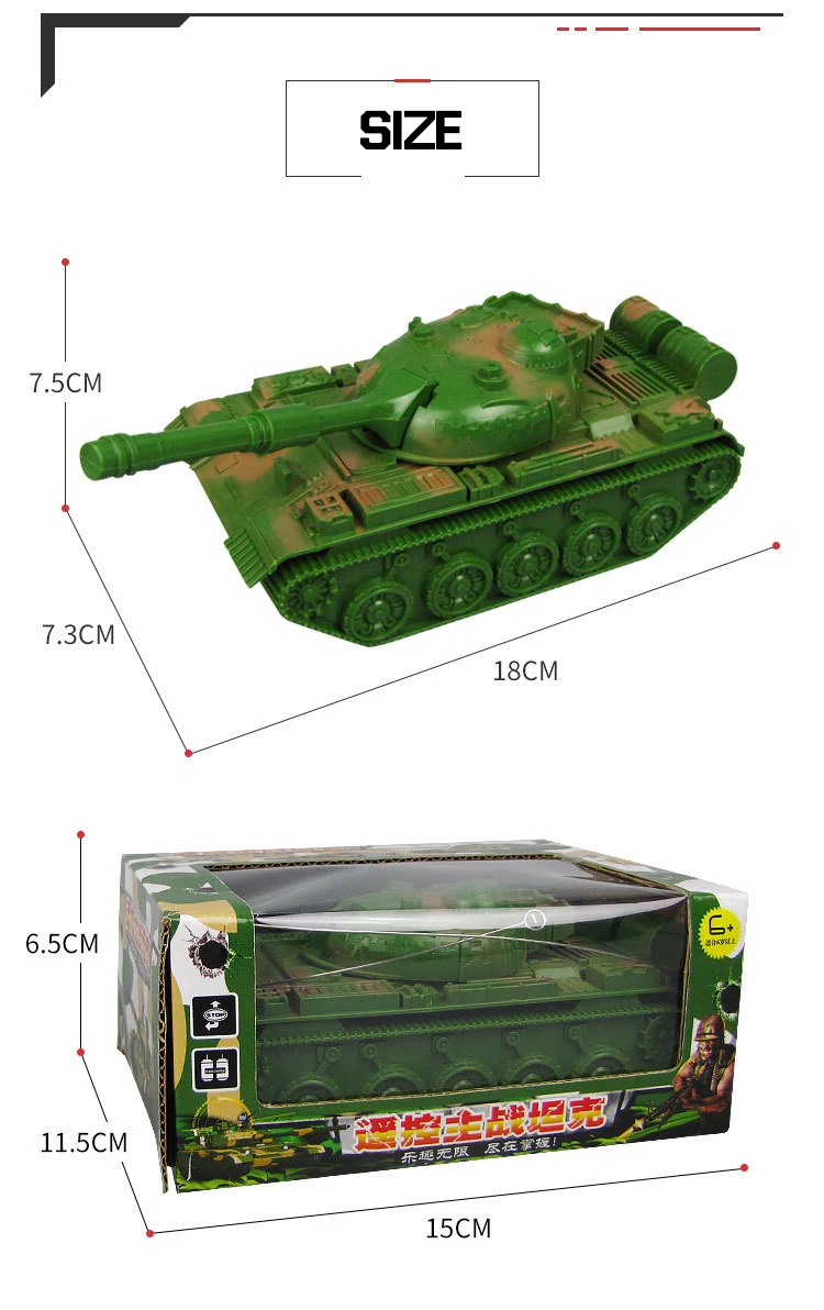 Mini world of Tank RC machine  Model Radio Remote control Military equipment gift tanks War Crawler Car toy for boys kids Child 6