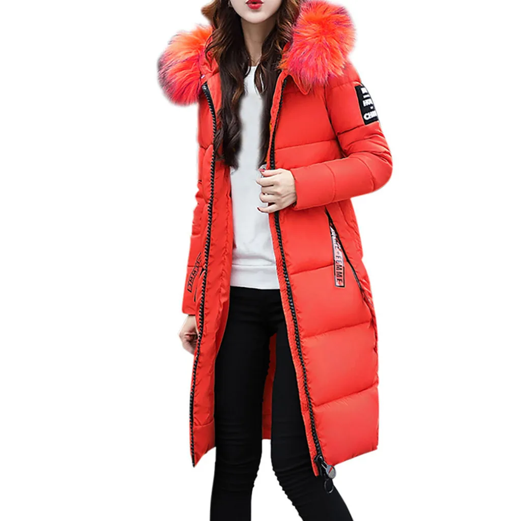 Realdo Big Women Overcoat Solid Thick Winter Slim Warm Lammy Faux Fur Hoodie Coat Realdo Big Women Overcoat Solid Thick Winter Slim Warm Lammy Faux Fur Hoodie Coat