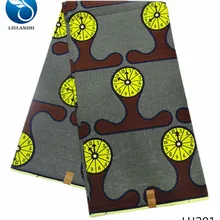 LIULANZHI настоящая Анкара восковая Ткань для шитья платья Горячая Распродажа нигерийская Java восковая ткань настоящая Хлопковая Ткань 6 ярдов HJ201-HJ221