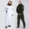 Ski Suit Men Women Ski Jumpsuit Overalls New Winter Outdoor Warm Windproof Waterproof Ski Jacket And Pants Set Snowboard Suits ► Photo 1/6