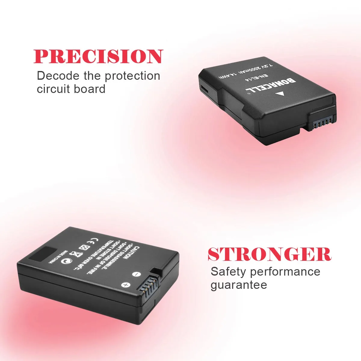 2000mAh EN-EL14 EN-EL14A ENEL14 Battery for Nikon D3100 D3200 D3300 D3400 D3500 D5600 D5100 D5200 P7000+LCD Battery Charger