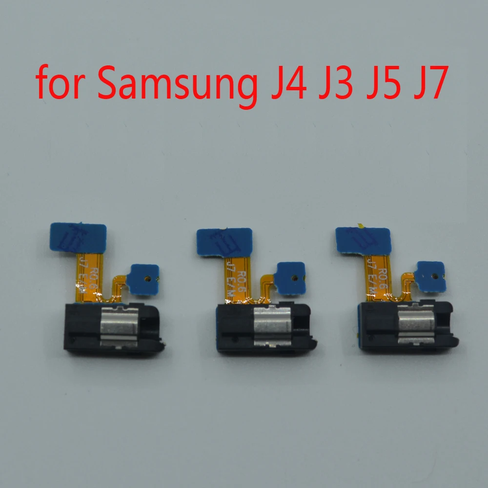 Earphone Jack Microphone Mic For Samsung J3 J5 J7 Pro 17 J330 J530 J730 J4 18 J400 Phone New Headphone Audio Jack Flex Cable Mobile Phone Flex Cables Aliexpress