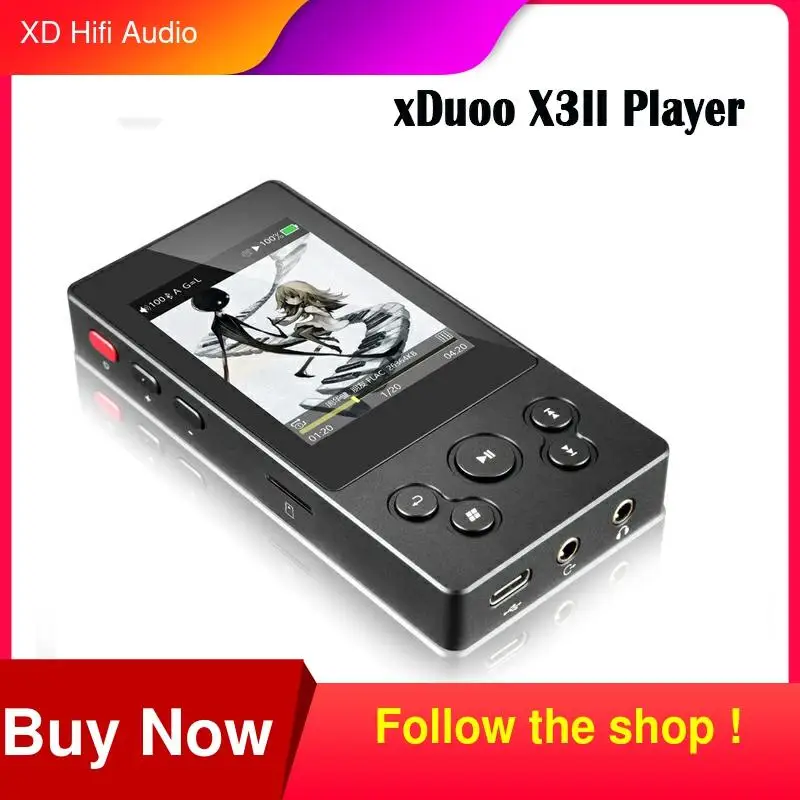 

xduoo X3II X3 II DSD128 Hiby Lossless Mp3 Player AK4490 Portable HIFI Mp3 Music Bluetooth AMP Player Support Apt-X WAV/ FLAC