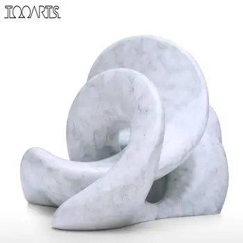 

Valley Sculpture Abstract Resin Sculpture Decorative Modern Art Originally Designed Marble Texture Abstract Home Decoration
