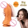 New Huge silicone penis Realistic Dildo Big Butt Plug G spot Stimulator Anal Dilator Huge Dildo For Women Man Anal toy 1