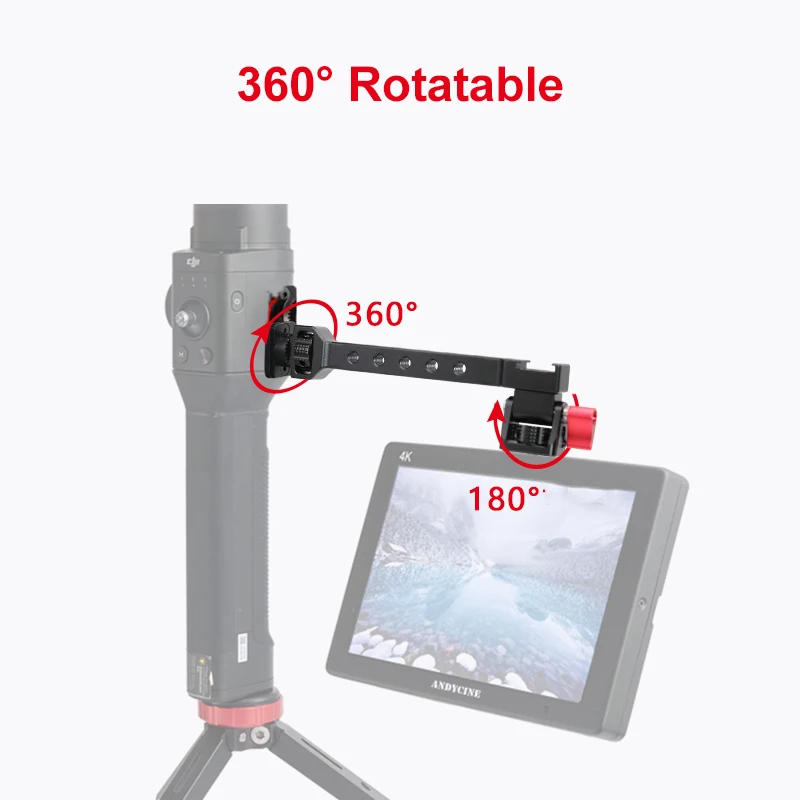 Камера монитор Стенд Горячий башмак адаптер для DJI Ronin S SC ZHIYUN WEEBILL кран 3 карданный стабилизатор для крепления монитора вспышки света