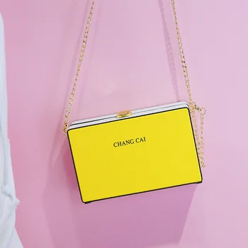 

Box small bag female new small square bag Korean version of the chain wild Messenger bag shoulder bag
