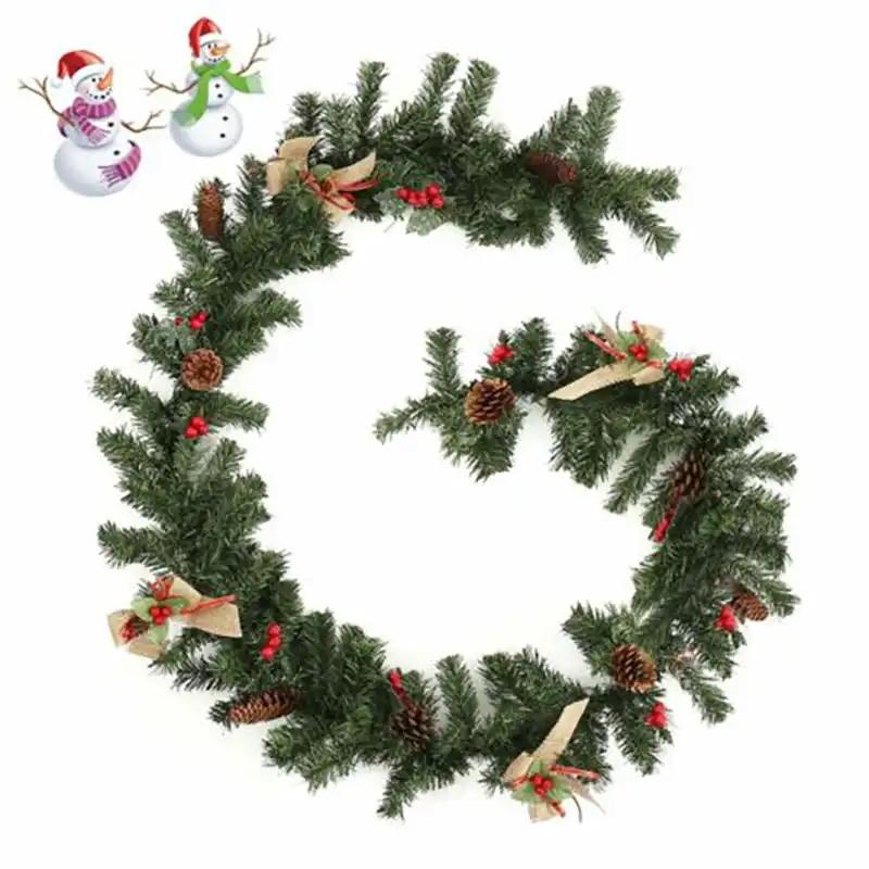 Christmas Decorations Ornaments Xmas Tree Garland Rattan Home Wall