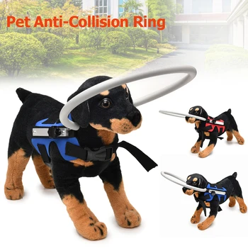 

Blind Pet Anti-collision Ring Collar Pet Safe Halo Harness For Blind Dogs Cataract Animal Protection Circle Guide Dog Harness