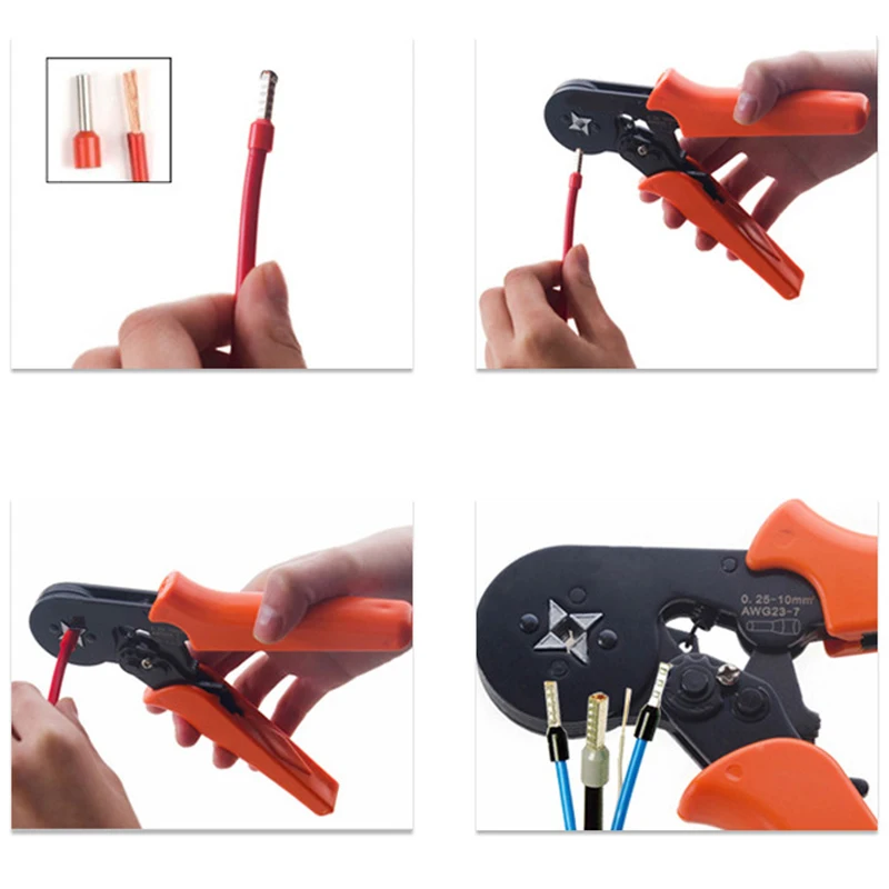 

Multi-Function Crimping Pliers Pipe Terminal Crimping Pliers Insulation Crimping Pliers Set with 1200Pcs Terminal