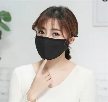 

10pcs Cotton Mouth Mask Adult Reusable Washable Face Masks Summer Breathable Facial Cover Adjustable Earloop Facemask