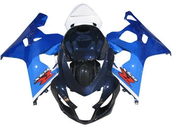 

For Suzuki GSX R600 R750 K4 2004 2005 Body Frame Fairing Kit Glossy Blue ABS Injection