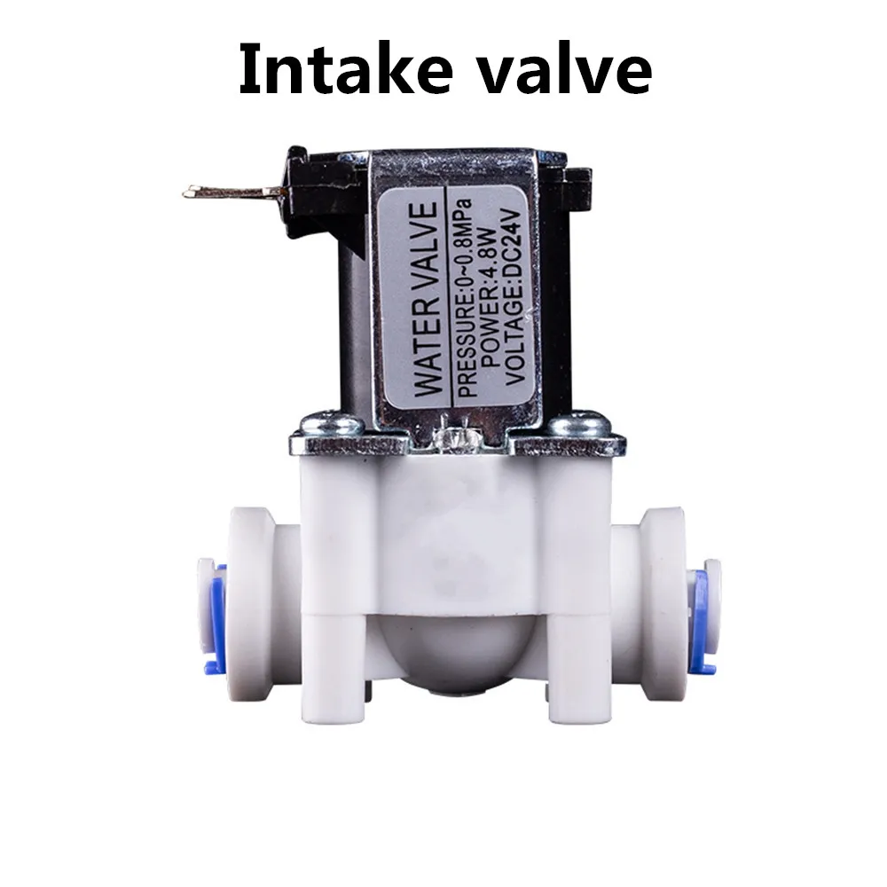 

Electric Plastic Solenoid Valve 12V 24V 220V NO/NC 1/4" 3/8" Hose Pipe Quick Conntection RO Water Reverse Osmosis System