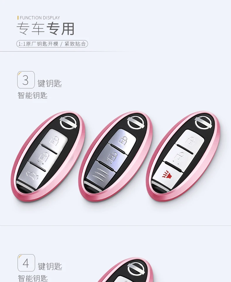 TPU Car Key Cover Case for Nissan Tidda Livida X-Trail T31 T32 Qashqai Teana March Juke For Infiniti EX FX G25 FX35 EX35 QX50 | Автомобили