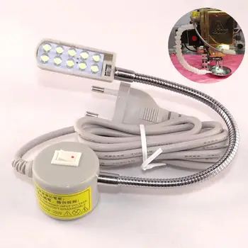 

LED Bulbs Sewing Gooseneck Lamp Magnetic Mounting Beige White Tools Adjustable
