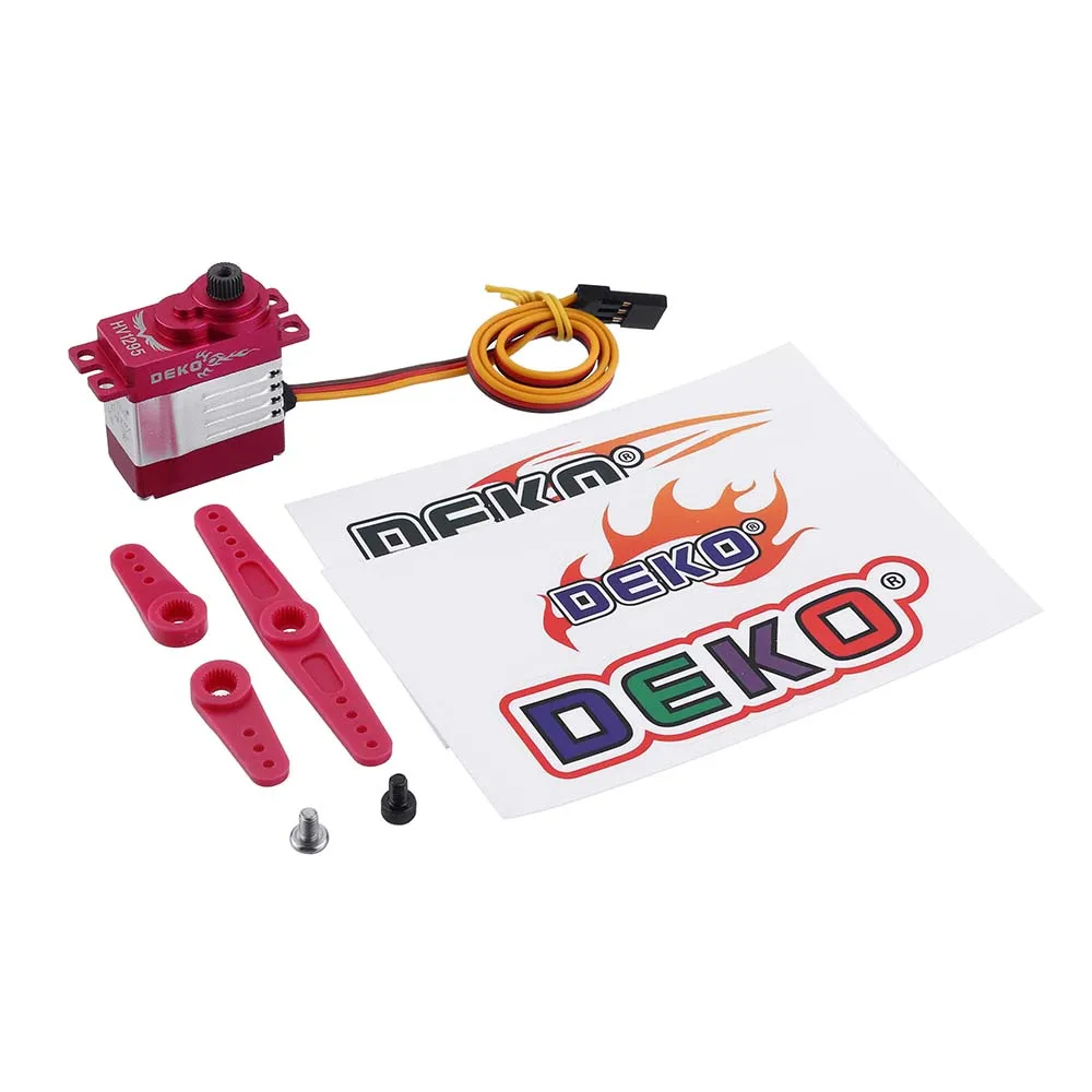 DEKO HV1295 D1102 HV металлическая Шестерня микро безъядерные цифровые сервопривод для ALZRC ALIGN GUAI запасные части для радиоуправляемого вертолета части аксессуары
