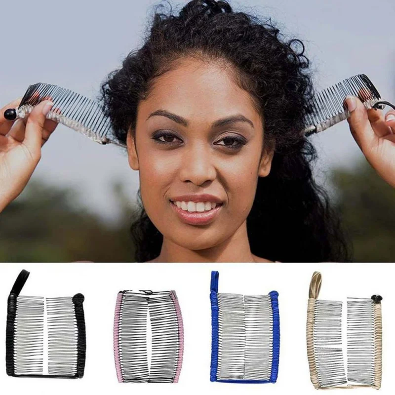 

1PCS Occident Vintage Banaan Hair Claw Elegant Women Solid Hairdress Large Ties Banana Hair Crab Clamp Clips