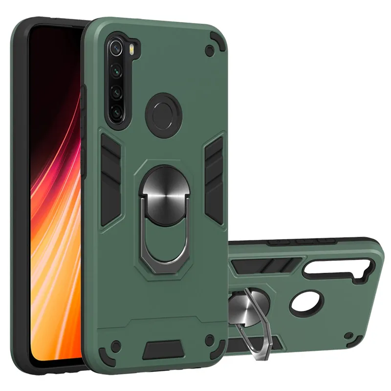 Защитный чехол KISSCASE для телефона Xiaomi Redmi Note 8T 8 7 6 Pro с кольцом-держателем