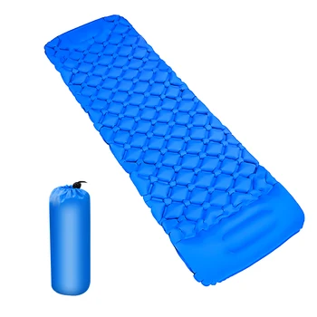 

Camping Inflatable Mattress Ultralight Sleeping Pad With Pillow Portable Camping Mat Air Mattress Foldable Bed Hiking Tent Mat