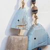 Wooden Decor Fish Bones with Beads Wall Decor Door Hanging Nautical Decoration N2UC 3